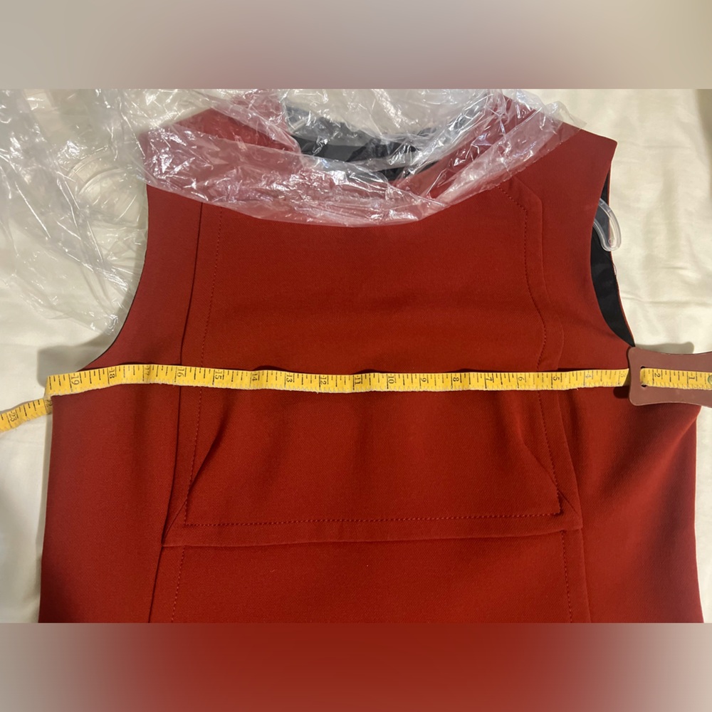 ZARA Rust Mini Dress - Picture 9 of 11